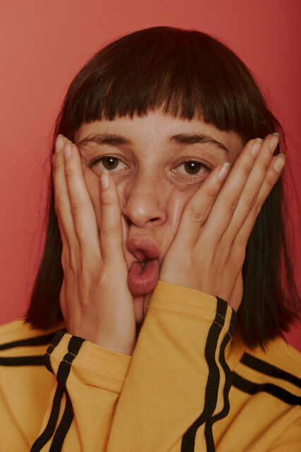 Yellow Jumper | fashion photograpy editorial colour blocking portrait